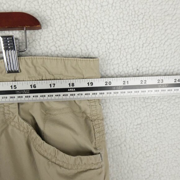 Projek Raw Cargo Shorts Mens 38 Beige Lightweight Army Boho Outdoor Hiking - Picture 6 of 10